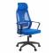 Кресло руководителя Chairman CH636 черный пластик, синий главное фото в маленьком размере