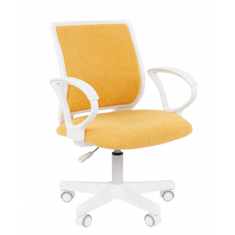 Детское кресло Kids 112 Россия ткань В лимон, белый пластик главное фото