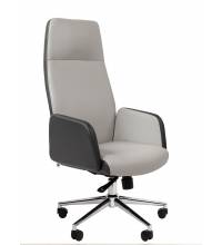 Кресло руководителя Chairman 929 Россия экопремиум серый/светло-серый