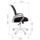 Офисное кресло Chairman 696 Россия белый пластик TW-16/TW-66 оранжевый. Фото товара с разных ракурсов.
