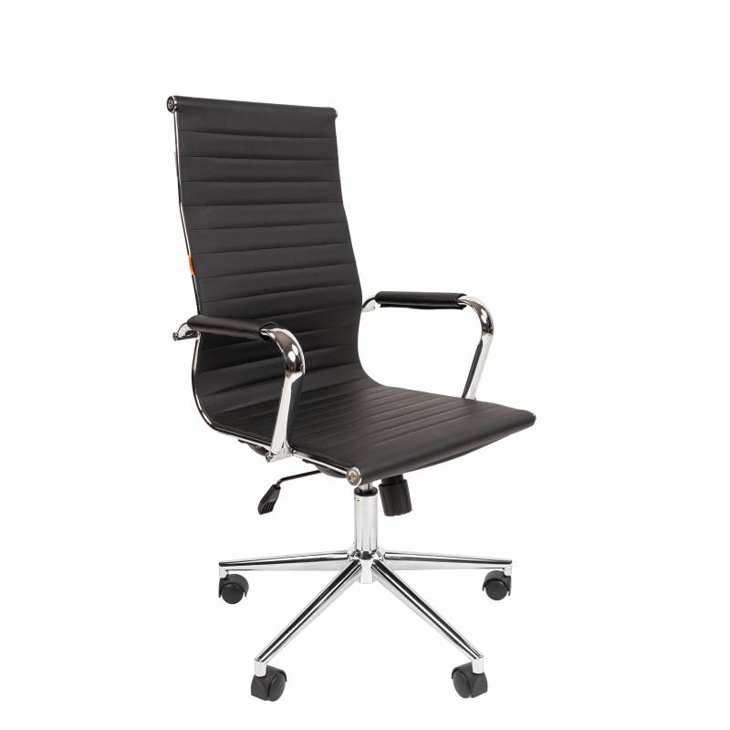 Кресло руководителя Chairman 755 экопремиум черный главное фото