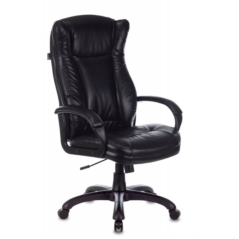 Кресло руководителя Бюрократ CH-879N черный Leather Venge Black искусственная кожа крестовина пластик главное фото