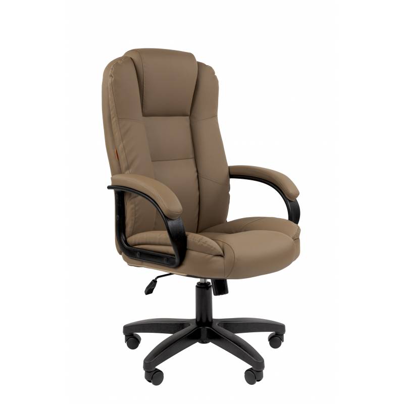 Кресло руководителя Chairman 600LT Россия чер.пласт экопремиум бежевый главное фото