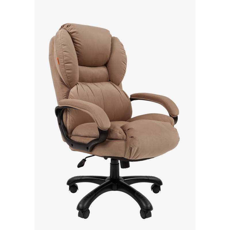 Кресло руководителя Chairman Home 434 Россия ткань Т-10 бежевое (черный пластик) главное фото