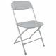 Стул складной для дома и офиса  "Golf CF-002", серый каркас, пластик серый, 531564 главное фото в маленьком размере
