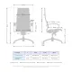 Кресло Samurai Lux 2 (коричневая перфорированная кожа). Фото товара с разных ракурсов.