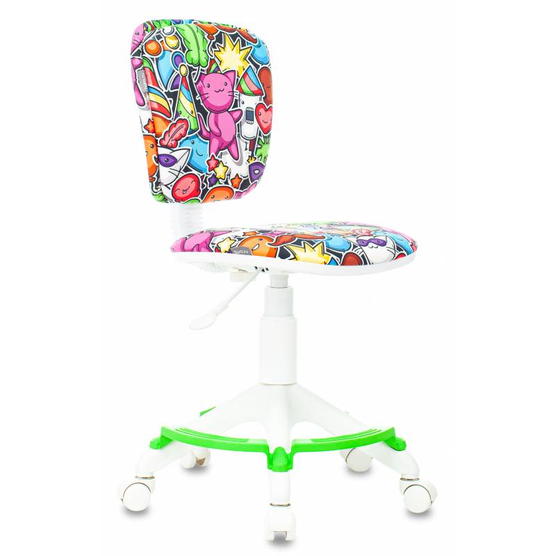 Кресло детское CH-W204/F мультиколор маскарад крестовина пластик подст.для ног пластик белый главное фото